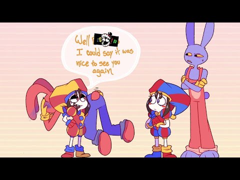 Evil Jax And Pomni! The Amazing Digital Circus Comic Dub