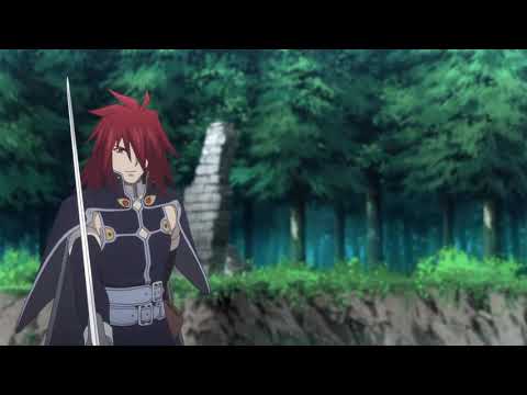 Lloyd and Kratos final battle (Lloyd hugged Kratos)