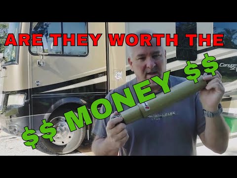 NEW shocks on the Motorhome | ARE THEY WORTH $90 MORE PER SHOCK , YES THEY ARE!!