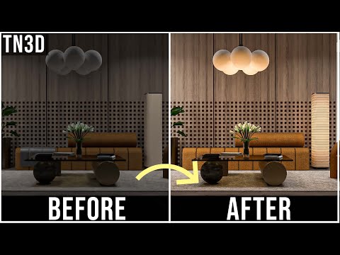 Vray 5 Sketchup Tutorial  | REALISTIC INTERIOR LIGHTING | Rendering Tips You should Know