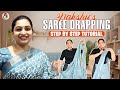 Saree Draping For Beginners Part 2 Nakshathra Nagesh