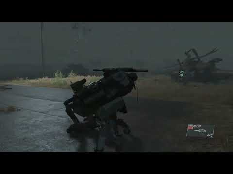 Metal Gear Solid V - The D-Walker gameplay (Fully upgraded)