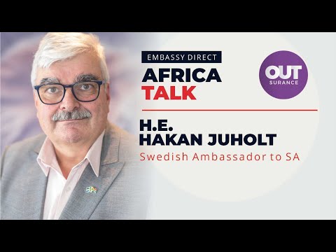 His Excellency Hakan Juholt, the Swedish Ambassador to South Africa