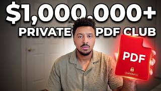 I Just Launched A Private PDF Club Built Around My $1,000,000 Systems