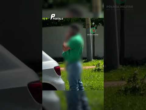 Homem é preso após ser flagrado expondo partes íntimas em frente a colégio em Aparecida de Goiânia