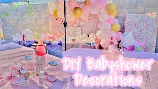 DIY GIRL BABYSHOWER DECORATIONS | LAURA LEAL