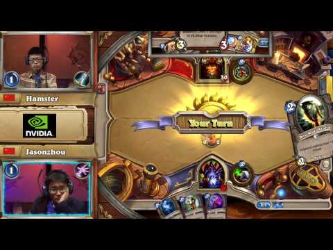 Hamster's C'Thun warrior versus JasonZhou's Discard warlock
