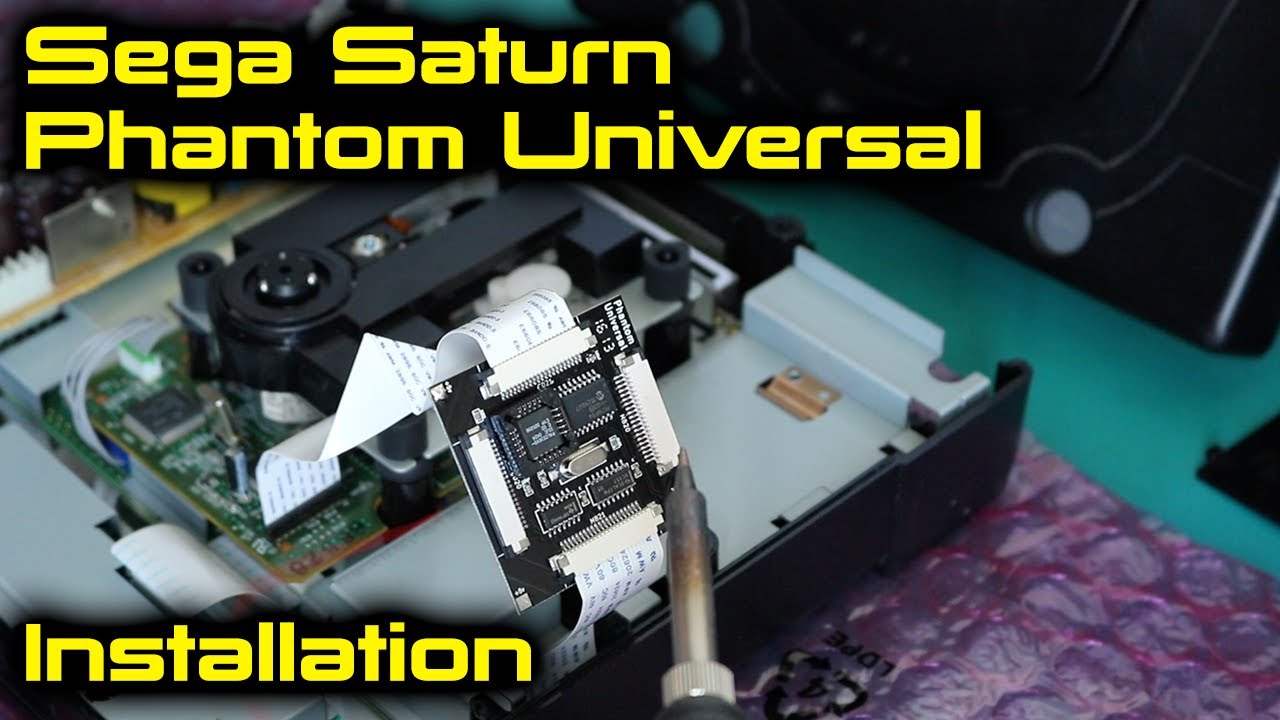 Installation of the Sega Saturn Phantom Universal Modchip