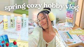 COZY HOBBY VLOG🖍️ - DIYs, clay projects, cozy gaming & craft organizing