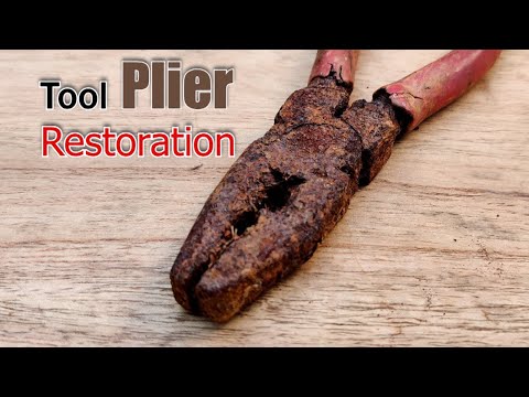 Rusty and Fully Jammed Antique Pliers Restoration | Perfect Tools Restore!