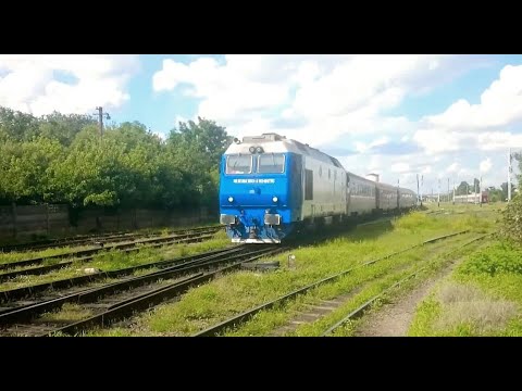 GM 64-1300-4 with IR 1742 [Satu Mare-Bucuresti Nord] depart from Satu Mare & Super Engineer/Mecanic