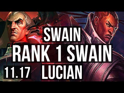 SWAIN & Lux vs LUCIAN & Yuumi (ADC) | Rank 1 Swain, 4/2/9 | JP Challenger | v11.17