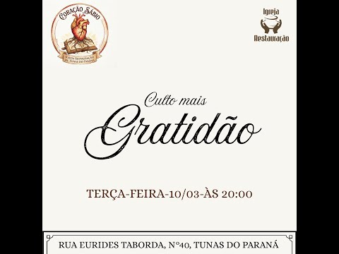 culto mais Gratidão