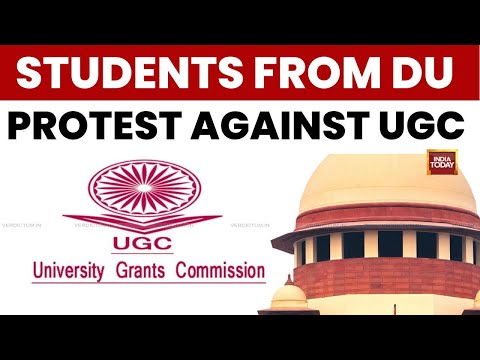 Delhi University Students Protest Against New UGC Equity Regulations, Campus Tensions Rise Update!!