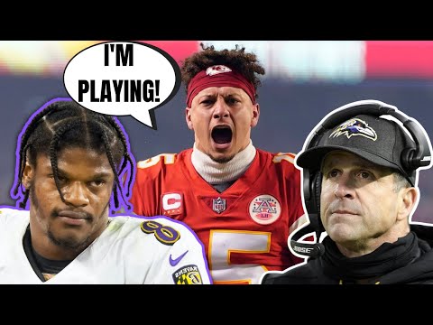 NFL Fans DESTROY Lamar Jackson after Patrick Mahomes PLAYS THROUGH INJURY for the KC Chiefs!