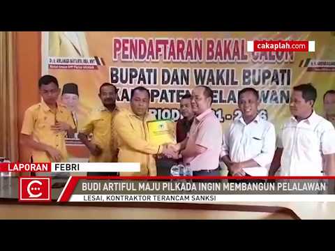 Incar Kursi Bupati Pelalawan, Budi Artiful Mendaftar ke Partai Golkar