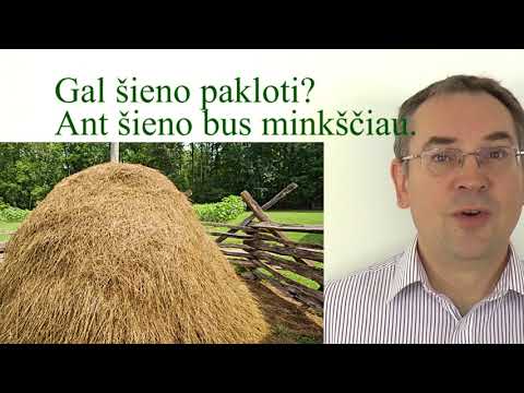 Lithuanian Lesson 41- Paslaugusis - The Helpful One