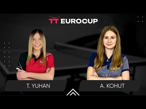 19:40 Tetiana Yuhan - Alina Kohut 22.08.2025 TT Euro.Cup Women Ukraine Star. TABLE 3