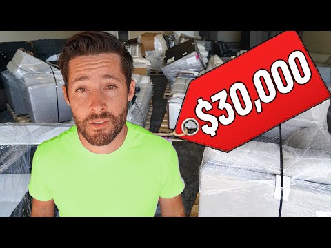 I bought $30,000 worth of Costco Return Pallets