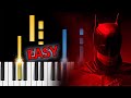 The Batman (2022) - Main Theme - EASY Piano Tutorial