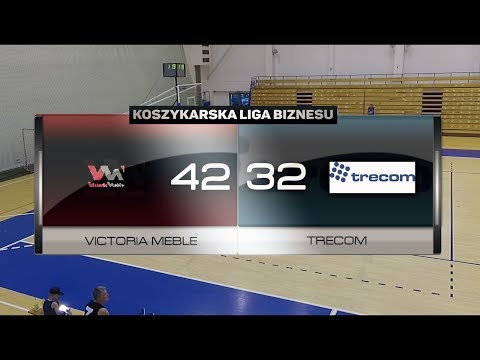 Victoria Meble vs Trecom - XII kolejka - Poznań - Koszykarska Liga Biznesu