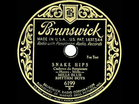 1931 Mills Blue Rhythm Band - Snake Hips
