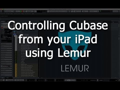 Controlling Cubase from your iPad using Lemur