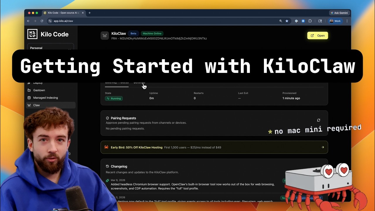 KiloClaw: Set up in 60 seconds