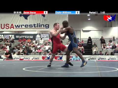 Daren Burns vs. Caylor Williams at 2013 Las Vegas/ASICS U.S. Open
