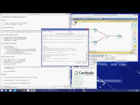 Configuring and Verifying Extended ACLs d3841