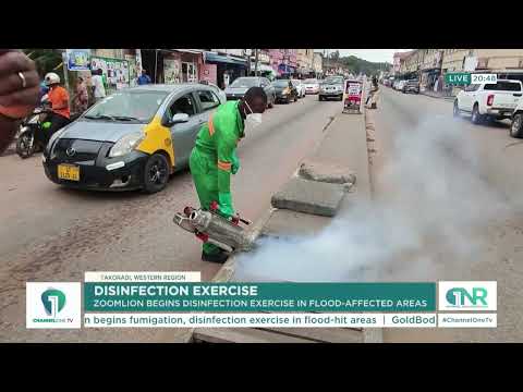 Flood Aftermath: Zoomlion Begins Cleanup And Disinfection In Western Region