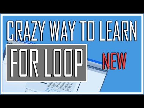 Visual Basic Advance Lesson 20 - For Loop (Crazy Tutorial)