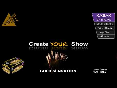 Feuerwerk GOLD SENSATION