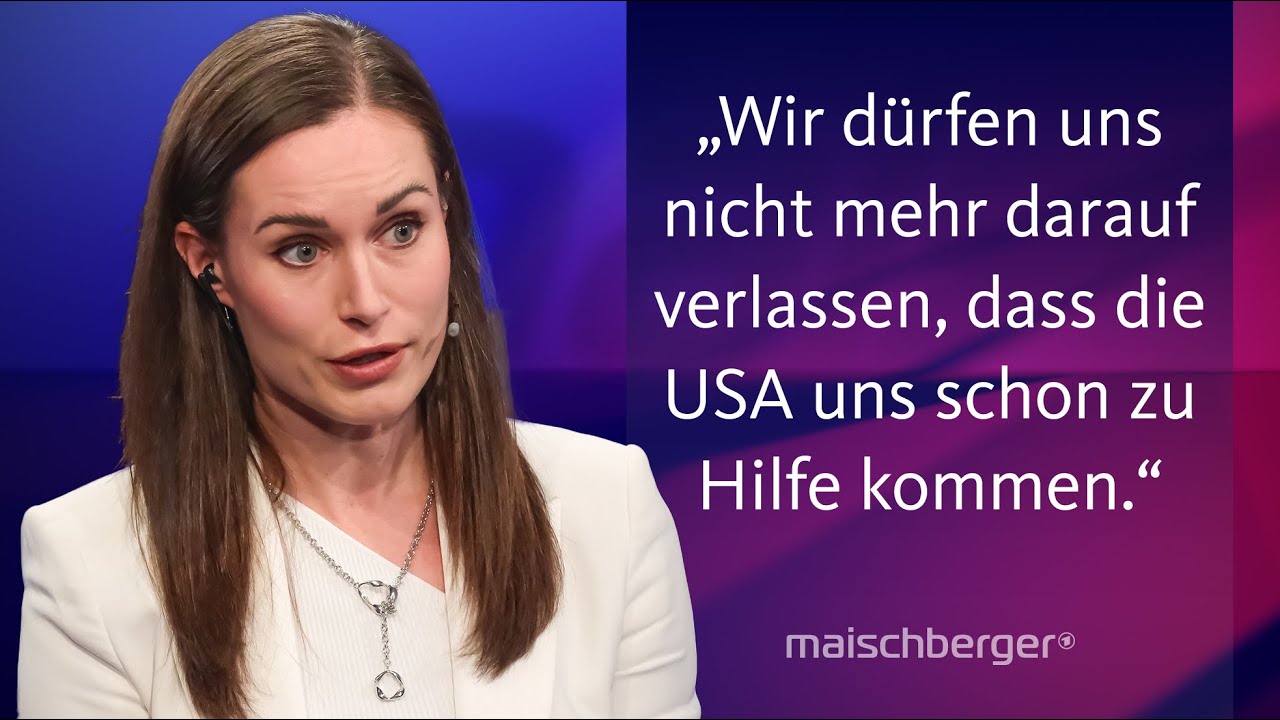 „Die Bedrohung betrifft ganz Europa“ – Sanna Marin im Gespräch | maischberger