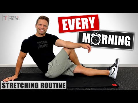 Quick Morning Stretching Routine For Flexibility, Mobility, And Stiffness! Video