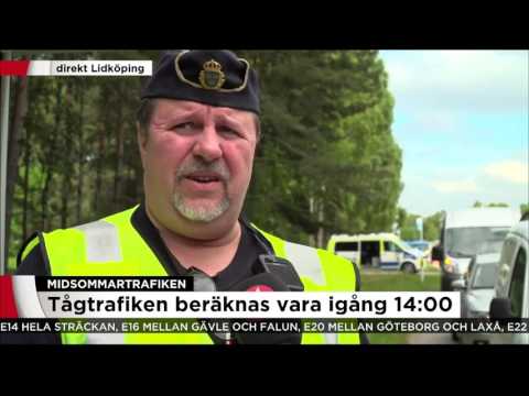 Polisen om midsommartrafiken: "Förvånad över att vi tagit så många fortkörare" - Nyheterna (TV4)