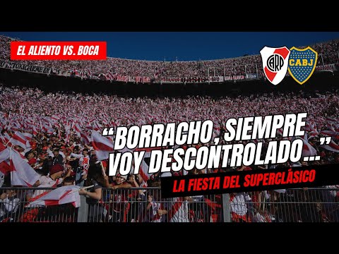 ""BORRACHO, SIEMPRE VOY DESCONTROLADO..." (EL ALIENTO DE LOS HINCHAS DE RIVER " Barra: Los Borrachos del Tablón &bull; Club: River Plate &bull; País: Argentina