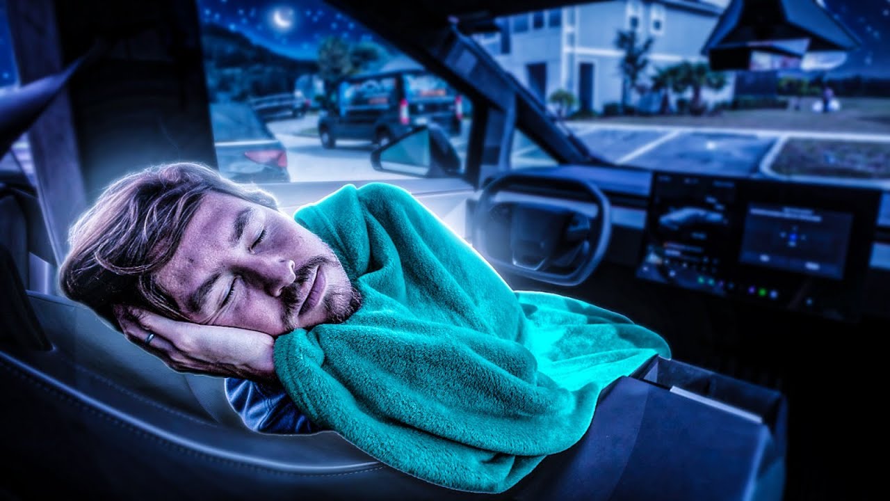 PASSEI UMA NOITE NO MEU CYBERTRUCK