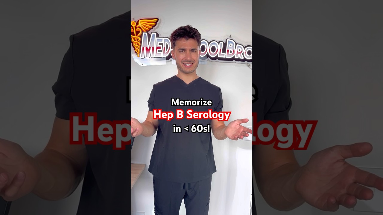 Memorize Hep B Serology in under 60s! 🩸 #medschool #medstudent #medicalschool #usmle #usmleprep