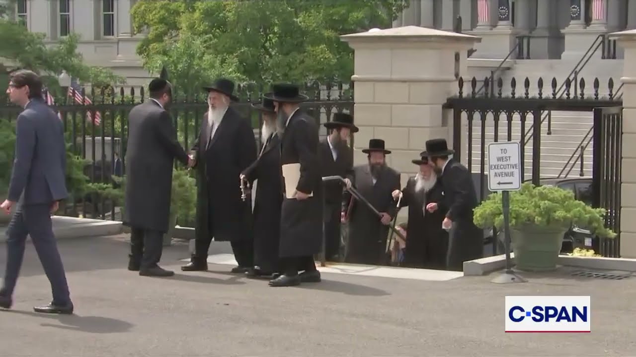 Satmar, Bobov Rebbe's Arrive at the White House to Meet President Trump - Thursday September 3 2026