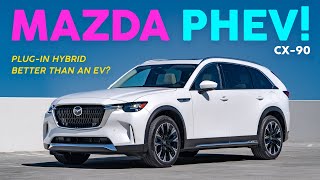 56 MPG! Mazda CX-90 PHEV Plug-In Hybrid Review!