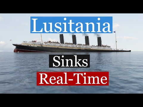 Someone Recreated The Real Time Sinking Of The Lusitania With High Resolution Animation