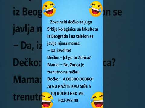 Kad Jug zove Beograd! 😂 #humor #vicevi #vicdana