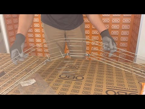 LES TUTOS OBO - Angle sur chemin de câbles treillis GR Magic