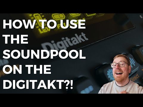 How does the soundpool work on the Elektron Digitakt?