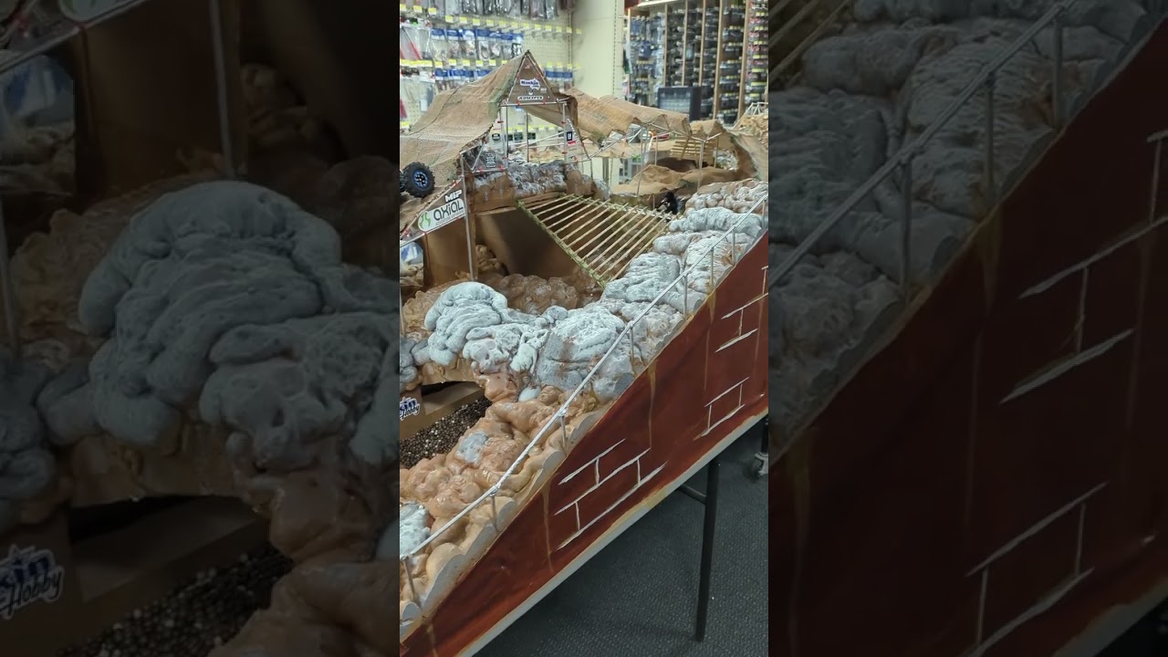 We built a 1/24 scale crawler course!