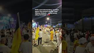 Download lagu Ketika azan berkumandang, perarakan agama Cina berhenti seketika. mp3