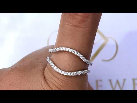 Customizable Ring Enhancer, 0.60ct Natural Diamonds Ring Enhancer, Eternity Ring, Eternity Band