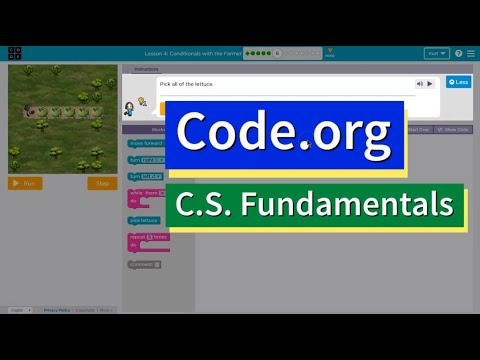 Code.org Conditionals with the Farmer Lesson 13.9 | Tutorial and Answer | Course E