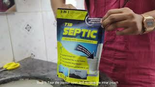 Septic Tank Cleaning With T1B Septic